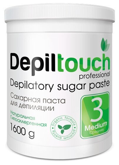 Depiltouch Сахарная паста для депиляции №3 средняя, 1600 г