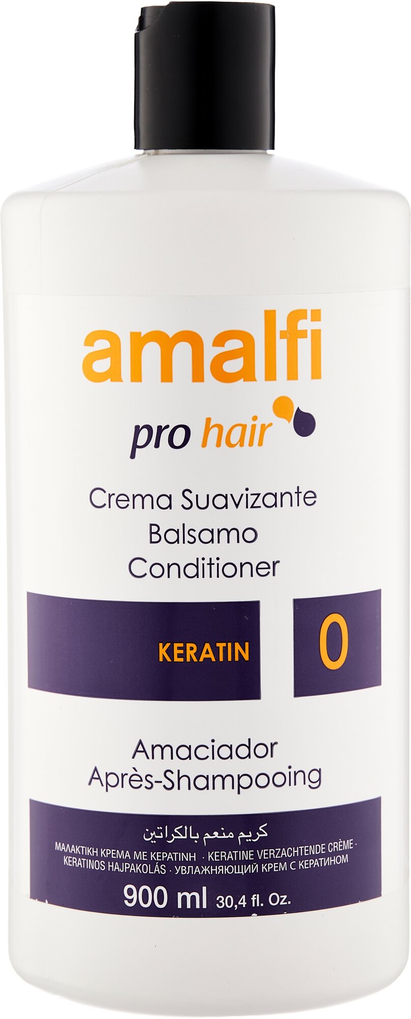 Amalfi кондиционер для волос Keratin, 900 мл