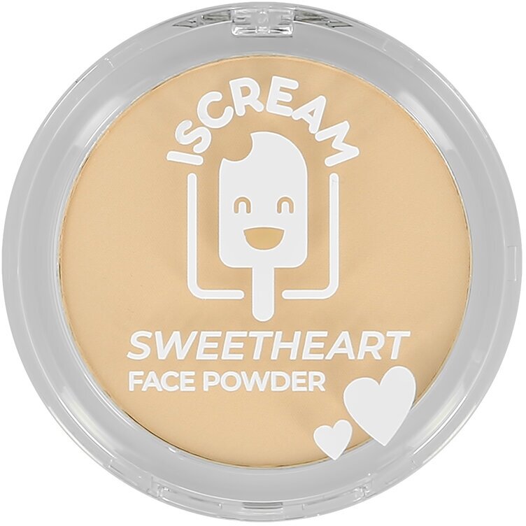 Пудра компактная для лица ISCREAM SWEETHEART универсальная тон 02 medium