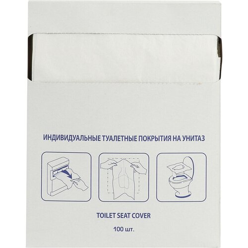 Покрытия на унитаз Nofer индивидуальные бумажные 100 шт 1224₽