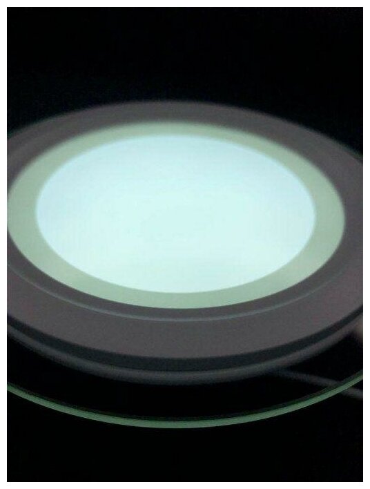 Светильник Elvan 705R-12W-4000-Wh, LED, 12 Вт, 4000, цвет арматуры: белый, цвет плафона: бесцветный - фотография № 7