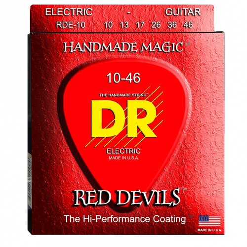 DR RDE-10 RED DEVILS Струны для электрогитары