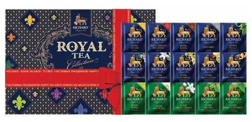 Чай RICHARD "Royal Tea Collection" подарочный набор 15 вкусов, 120 пакетиков по 1,9 г - фотография № 8