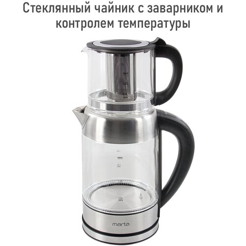 Электрический чайник MARTA MT-4616 черный 389000₽