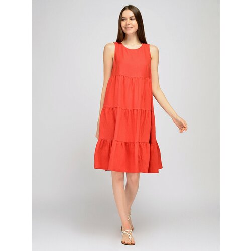 Платье Viserdi, размер 48, красный
