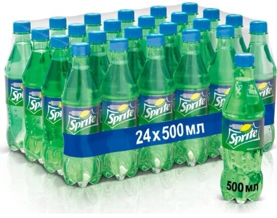 Газированный напиток Sprite, 0.5 л, 24 шт. - фотография № 5