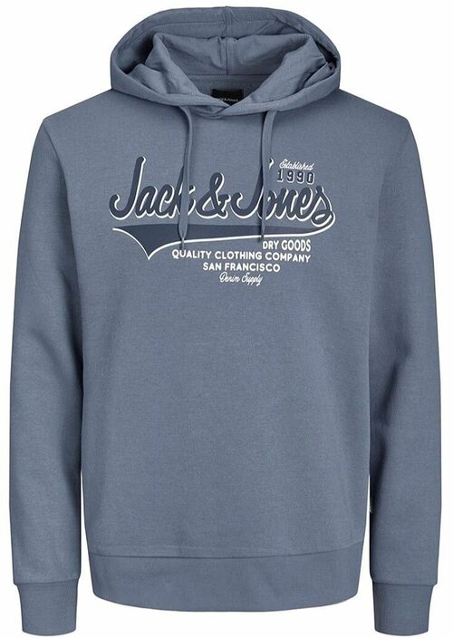 Худи Jack & Jones, размер 48, синий, голубой