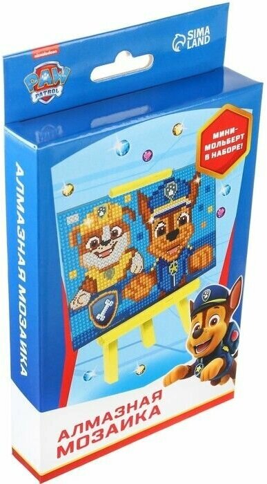 Алмазная мозаика для детей Paw Patrol 