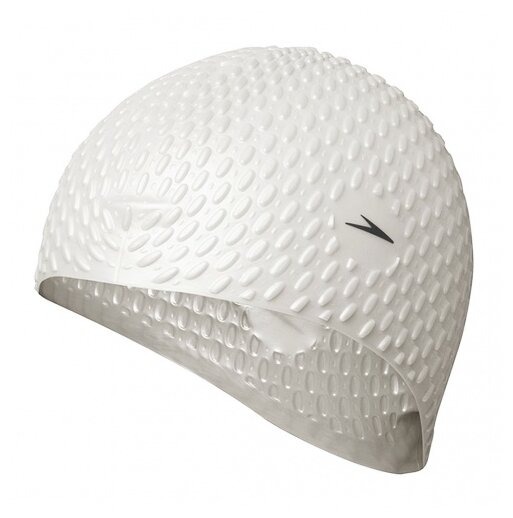 Шапочка для плавания Speedo взрослая Bubble CAP AF White, размер 52-58 .