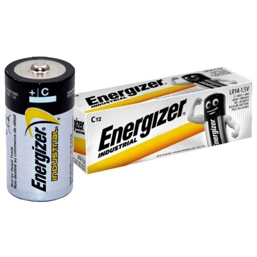 Батарейка C щелочная Energizer LR14 Industrial в коробке 12 шт. pkcell ultra digital alkaline c lr14 в упаковке 2 шт