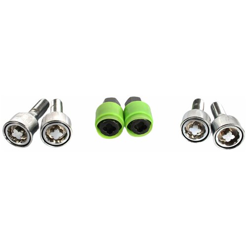 Болт колеса T-LOCK E1 М12x1.25x30 секретный конус комплект