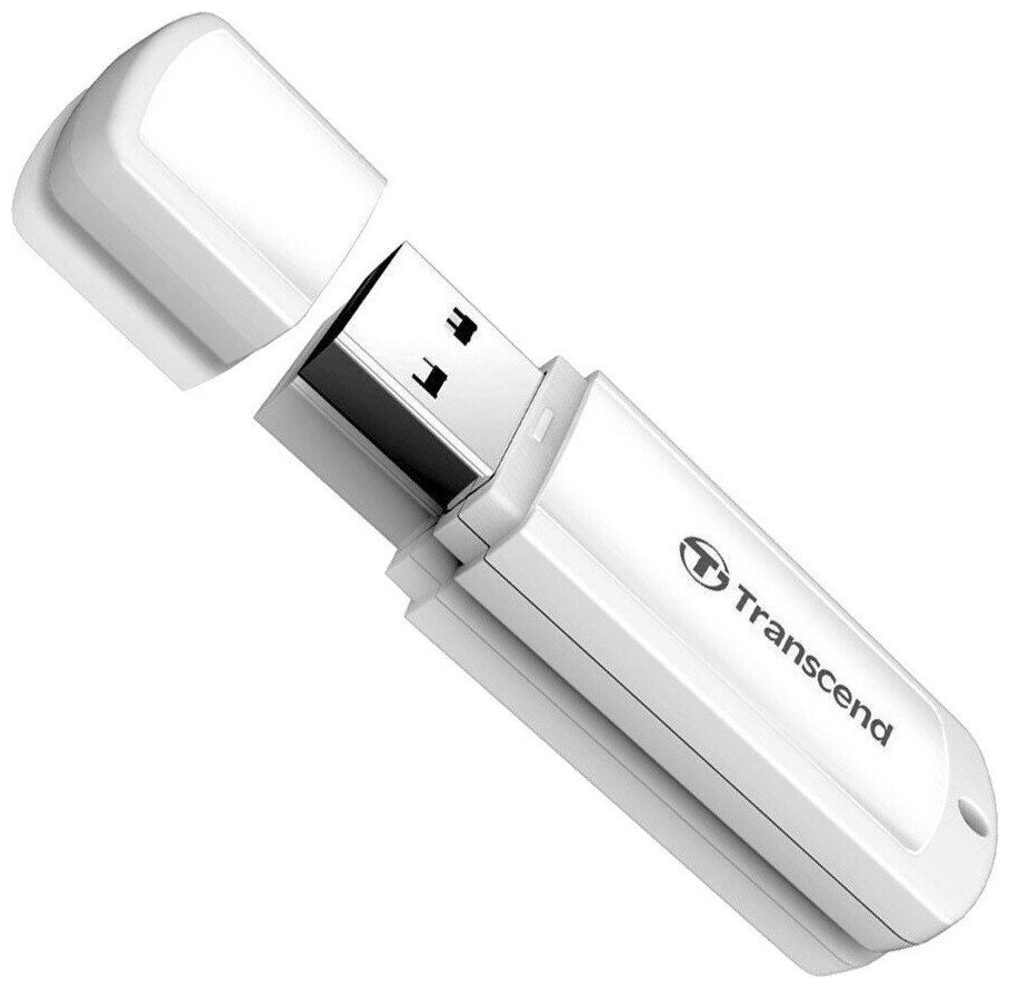 Накопитель USB 2.0 32Гб Transcend TS32GJF370, белый