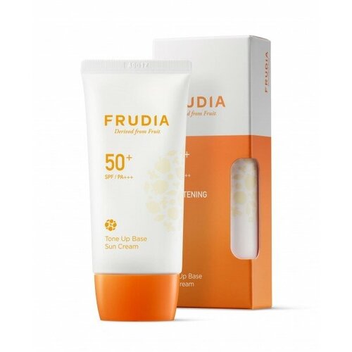 Солнцезащитная тональная крем-основа SPF50+/PA+++ Frudia Tone Up Base Sun Cream frudia tone up base sun cream spf50 5 мл белый