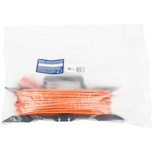 Удлинитель Uniel Ultra 1гн х 20м б/з YX10-101 /UCK-1N/2x1,00/20M/F Orange UL-00010800 типы электротовары розетки uniel переходник сетевой uniel 1гн б з стандарт s es1 16r 06708