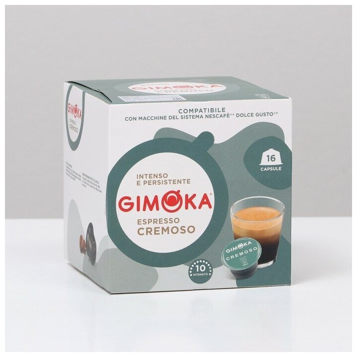 Кофе в капсулах Gimoka Espresso cremoso, 16 капсул - фотография № 1