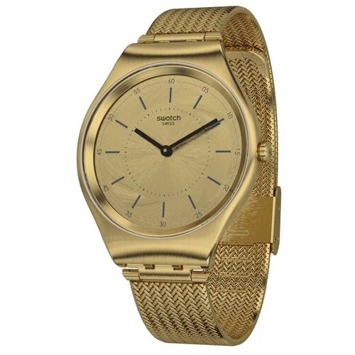 наручные часы swatch syxg115 золотой Наручные часы swatch, золотой