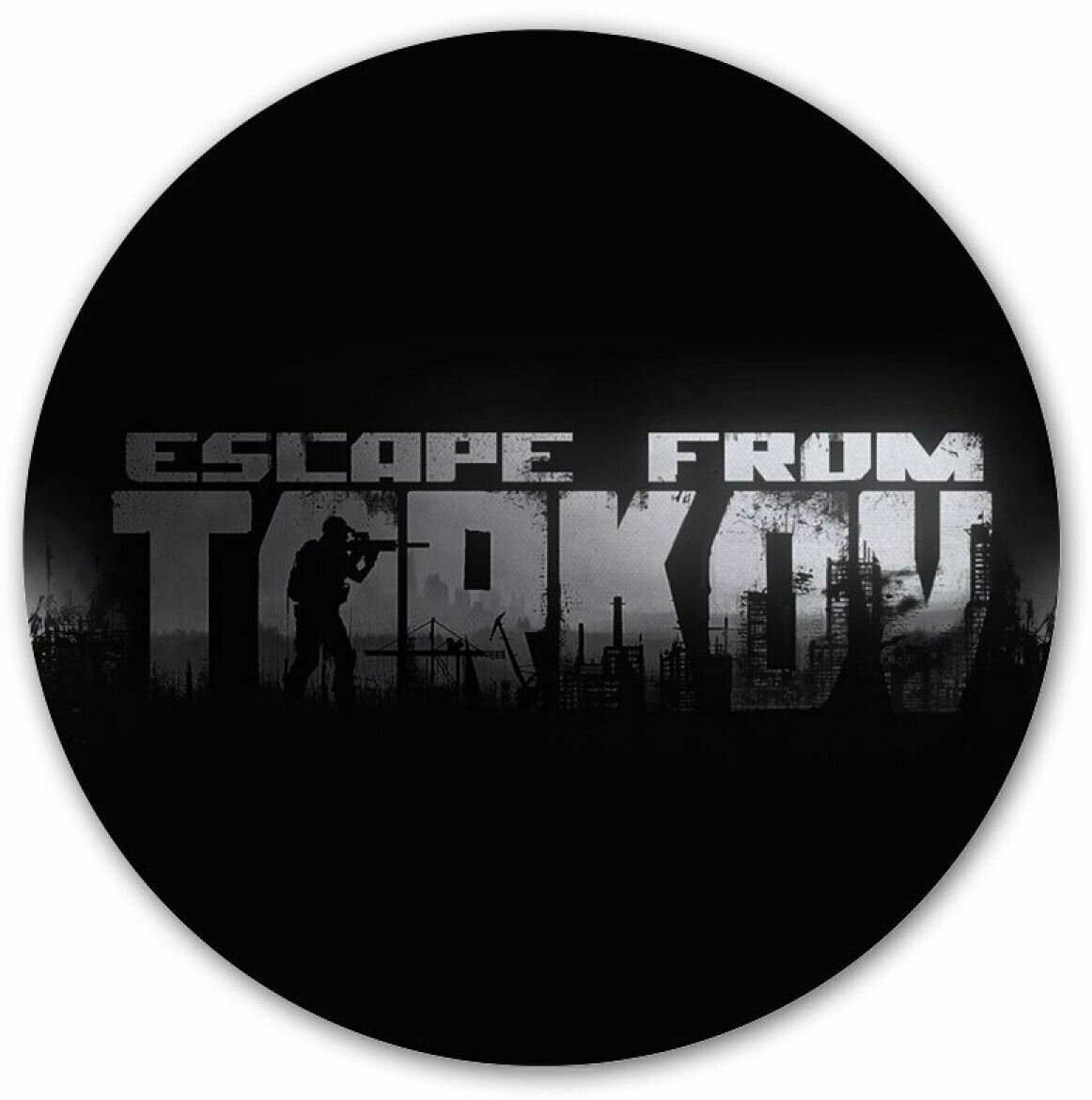 Коврик для мышки круглый Escape from Tarkov Logo