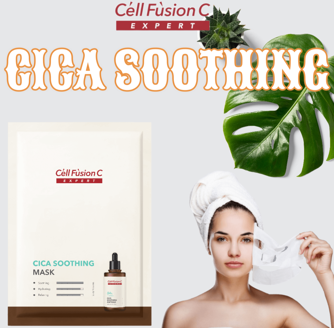 Cell Fusion C Сica Soothing Mask Маска восстанавливающая и успокаивающая 1 шт*25гр