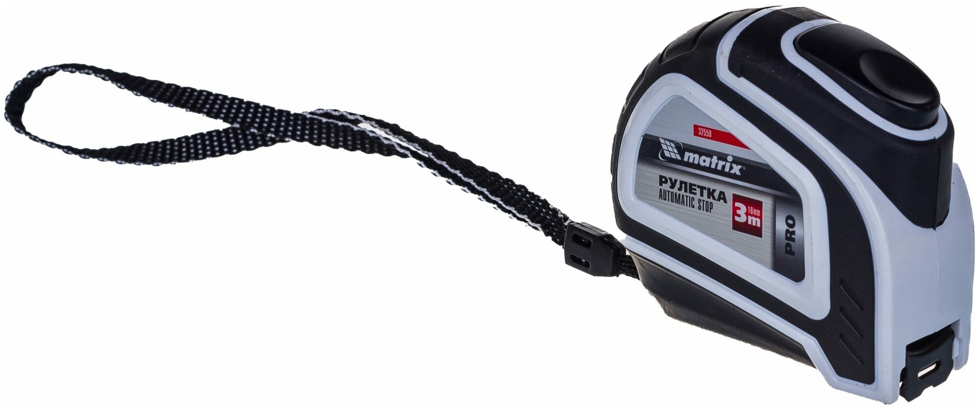 Рулетка MATRIX Autostop PRO 3мх16мм - фото №8