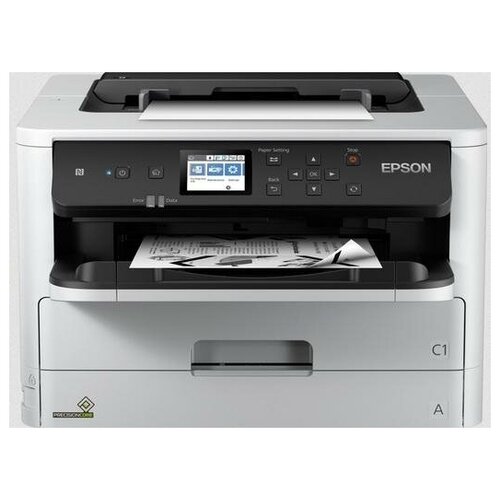 Принтер струйный Epson WorkForce Pro WF-M5298DW (монохромный, А4, печать 1200x2400dpi, 34ppm, 330л.,дуплекс,USB,Ethernet, Wi-Fi,контейнер с чернилами