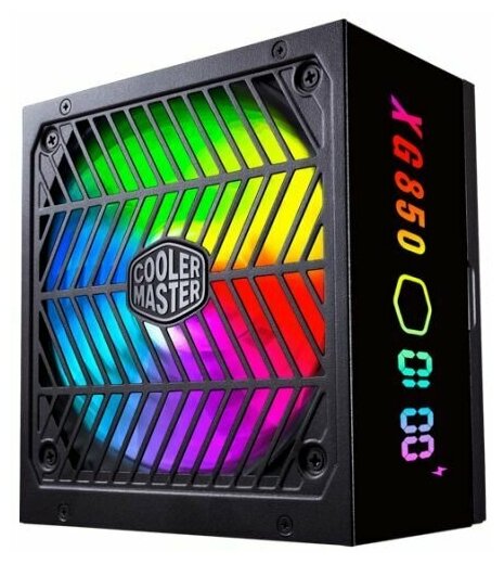 Блок питания ATX Cooler Master XG850 Plus Platinum MPG-8501-AFBAP-XEU 850W APFC 80+ Platinum 135mm fan RGB full modular