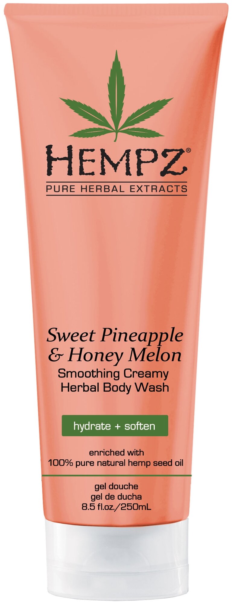 Гель для душа Hempz Sweet Pineapple & Honey Melon Herbal Body Wash, 250 мл