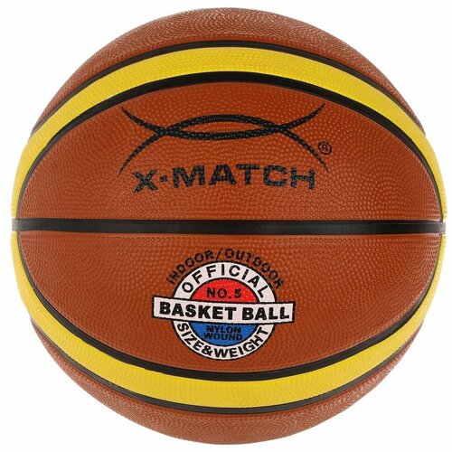 фото Баскетбольный мяч x-match 56498, р. 5