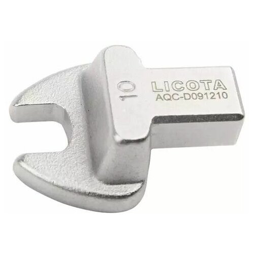 Licota AQC-D091210 Насадка для динамометрического ключа рожковая 10 мм, с посадочным квадратом 9х12