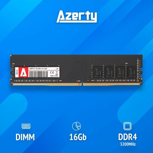 Оперативная память Azerty DIMM DDR4 16Gb 3200 MHz 392000₽