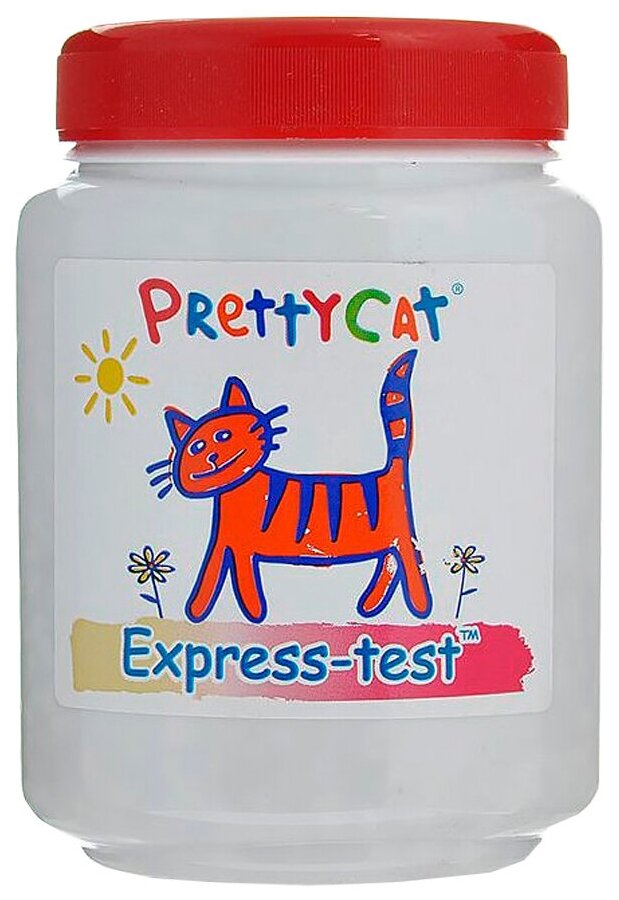 PRETTY CAT экспресс-тест на мочекаменную болезнь для туалета кошек (0,3 л)
