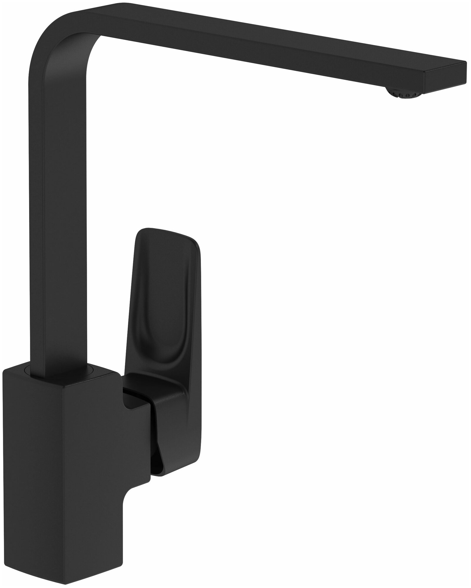 Смеситель для кухни VitrA Root Square черный матовый - фото №1
