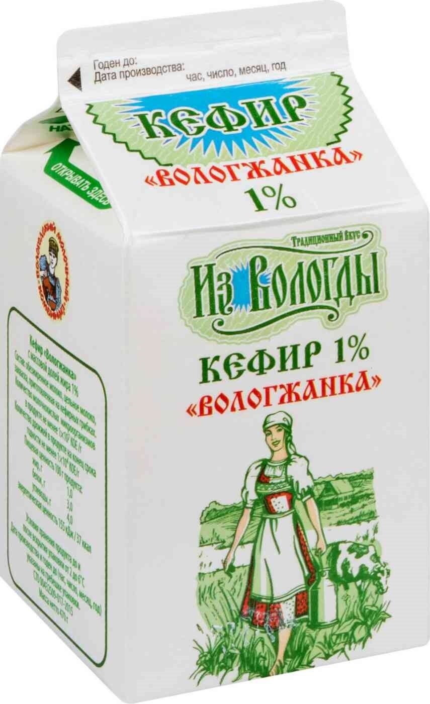 Кефир Вологодский молочный комбинат Вологжанка 1%