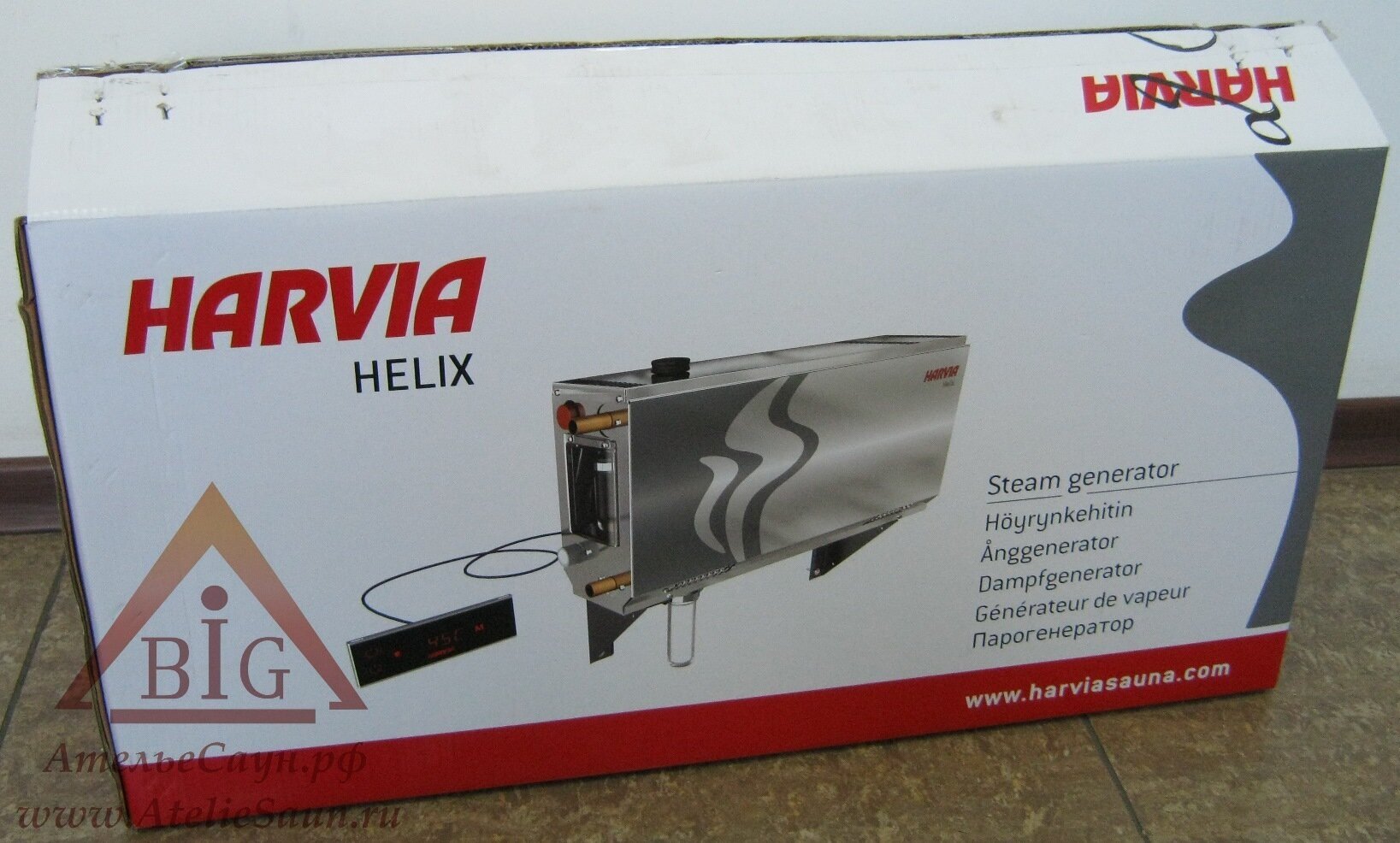 HARVIA Парогенератор HELIX HGX11 10.8 кВт с контрольной панелью