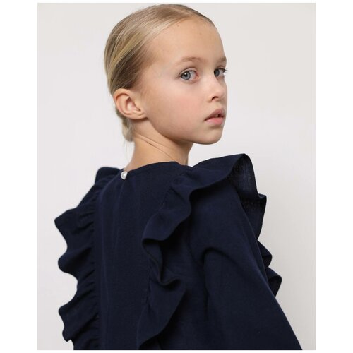 Школьное платье KROLLY, размер 134-140, синий