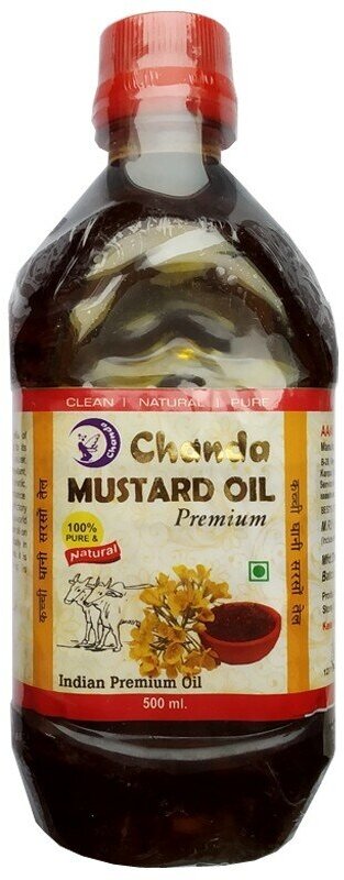 Горчичное масло (Mustard oil Chanda), 500 мл