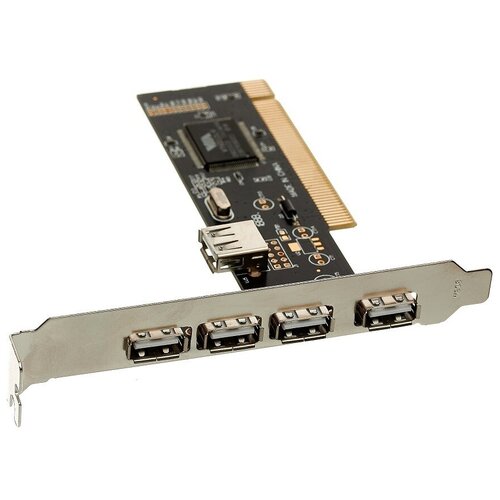 Контроллер ExeGate EXE-352 PCI 4*USB2.0 ext + 1*USB2.0 int OEM [ex281227rus] Ex281227rus