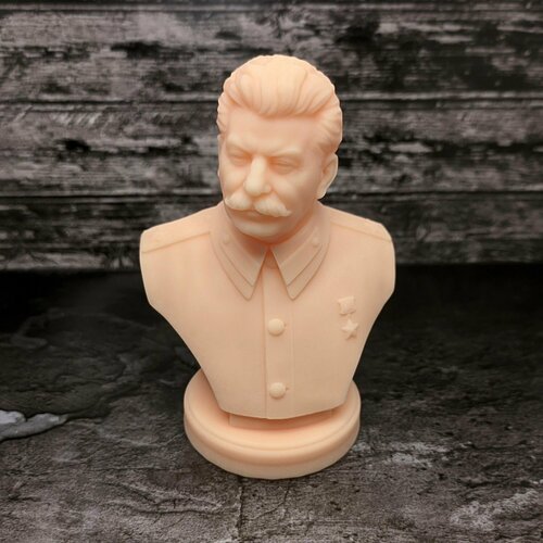 Бюст И. В. Сталин 10 см неокрашенный статуэтка из смолы