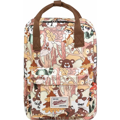 фото Рюкзак street soul, полиэстер, коричневый