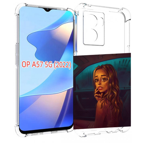 Чехол MyPads пуп-невесты женский для OPPO A57 5G(2022) задняя-панель-накладка-бампер