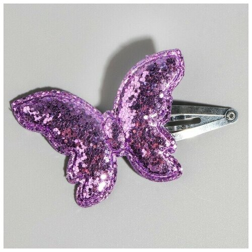 Заколка детская с блестящей бабочкой 1 шт 499₽