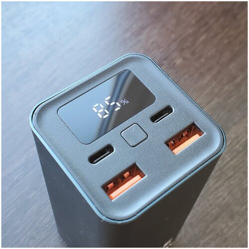 Внешний аккумулятор FRIDE 20000 мАч быстрая зарядка type c 65Вт для ноутбуков смартфонов дисплей 459000₽