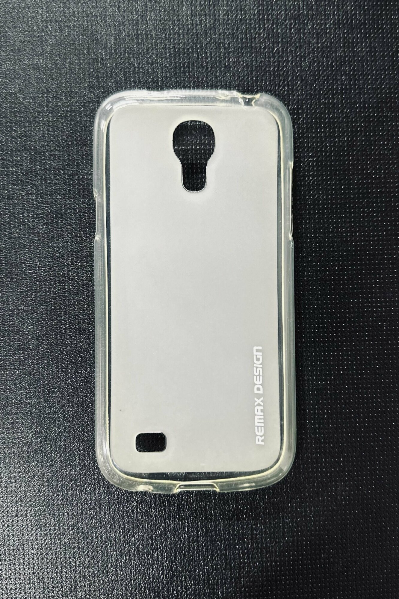 Чехол накладка силиконовая для Samsung S4 mini i9190 i9192, белый-матовый++защитная пленка на экран в подарок