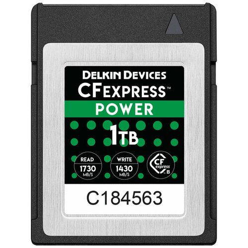 карта памяти delkin devices black cfexpress type b 325gb Карта памяти Delkin Devices Power CFexpress Type B 1TB