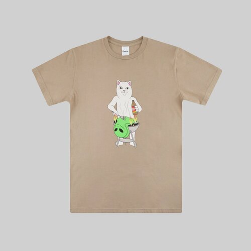 Футболка RIPNDIP RND9945, размер XL, бежевый