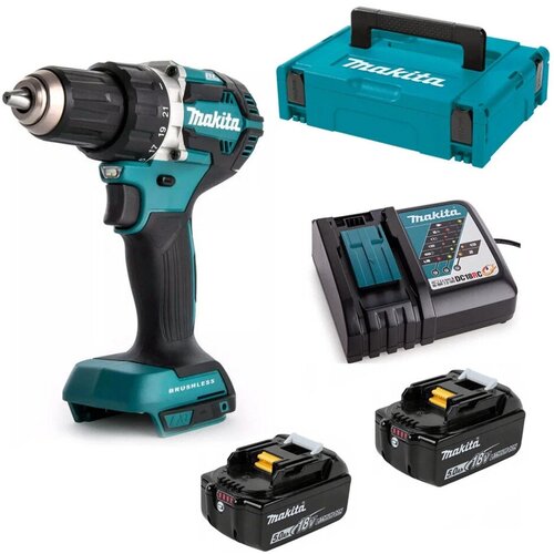 Аккумуляторная дрель Makita DDF484RT 2 АКБ 4Ач 2700000₽