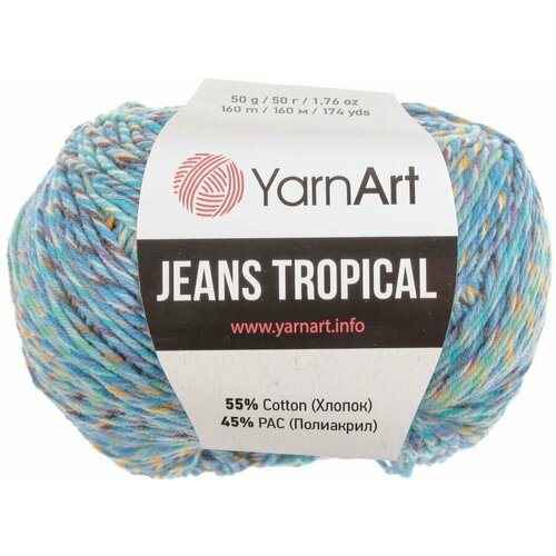 Пряжа Yarnart Jeans Tropical 614 - 3 шт