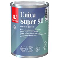 Лак уретано-алкидный глянцевый Unica Super 90 (Уника Супер 90) TIKKURILA 0,9 л бесцветный (база EP)