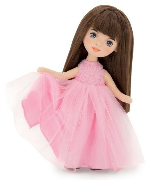 Мягкая кукла «Sophie в розовом платье с розочками», 32 см