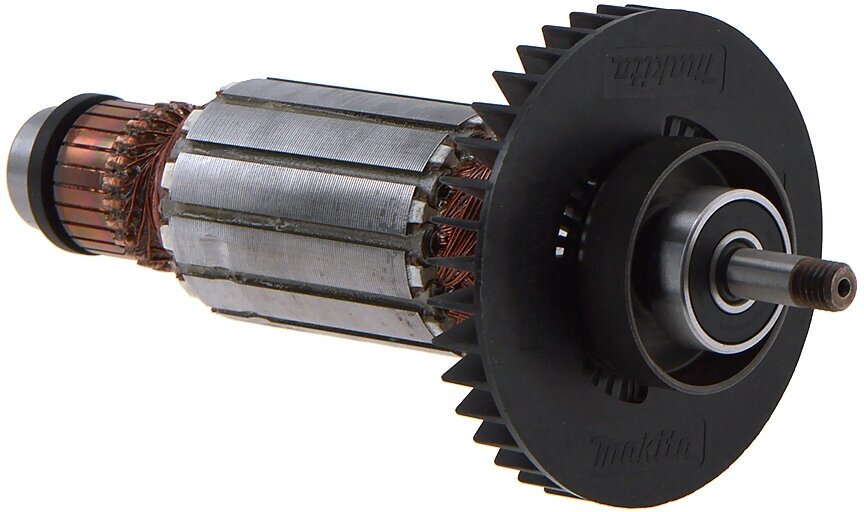 Ротор (Якорь) (L-182 мм, D-41 мм, резьба М8 (шаг 1.25 мм)) для электропилы цепной MAKITA UC3520A
