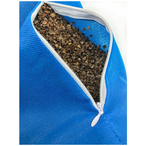 Лузга гречихи наполнитель 30х30 см / Подушка с гречневой лузгой / Гречишная шелуха